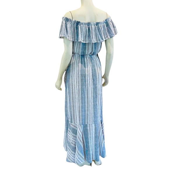 Express Ruffled Off The Shoulder Sundress - Picture 6 of 11